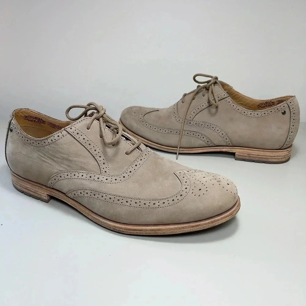 ROCKPORT | LEATHER OXFORD LACE UP DAY TO NIGHT NUBUCK SHOES